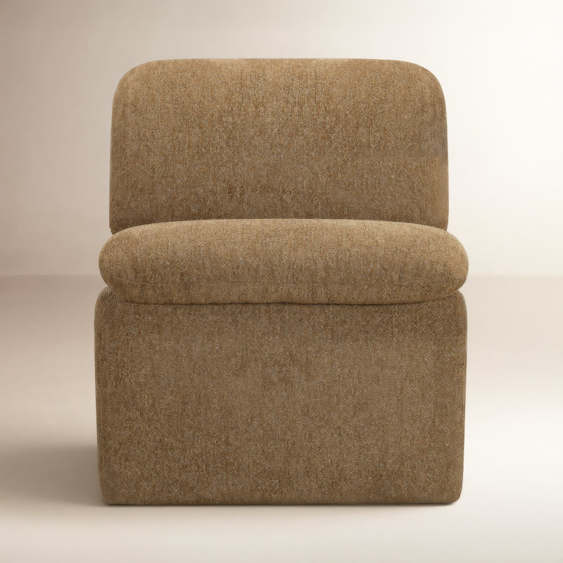 Piara 26.4'' Wide Armless, Light Brown