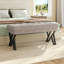 Maggielean Linen Upholstered Bench-655267323