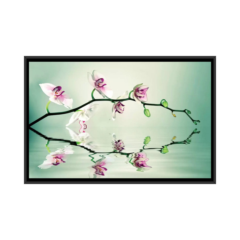 " Zen " by Lee Sie, 18" H x 26" W x 1.5" D, Black Framed Canvas