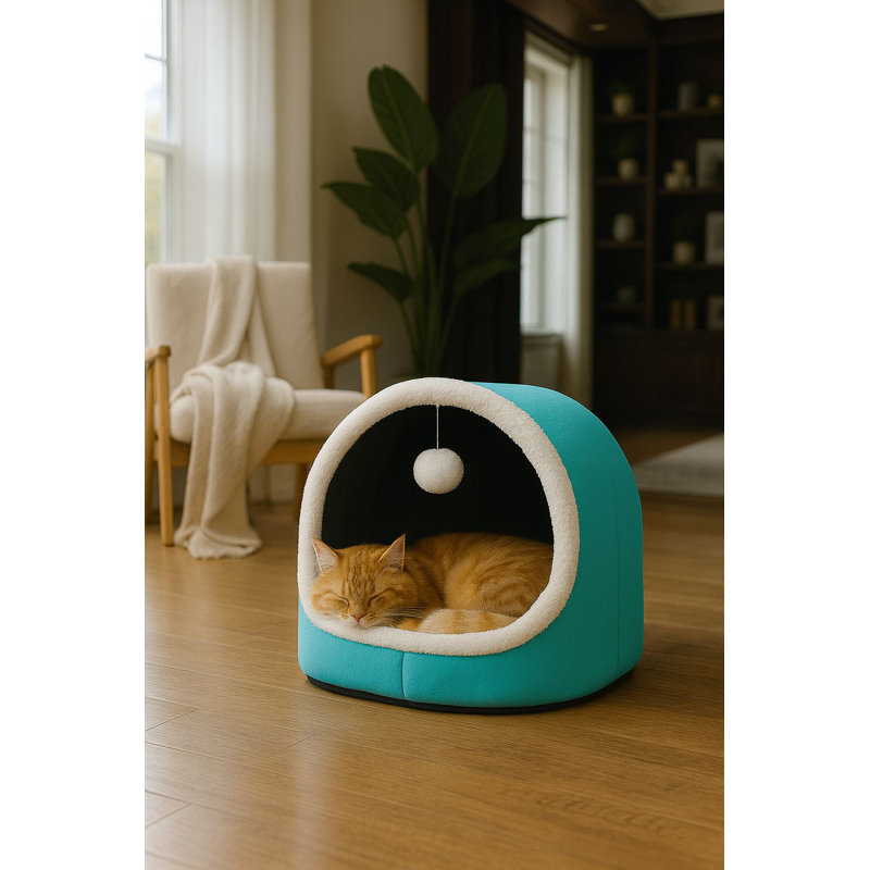 Lit pour chat, Bleu