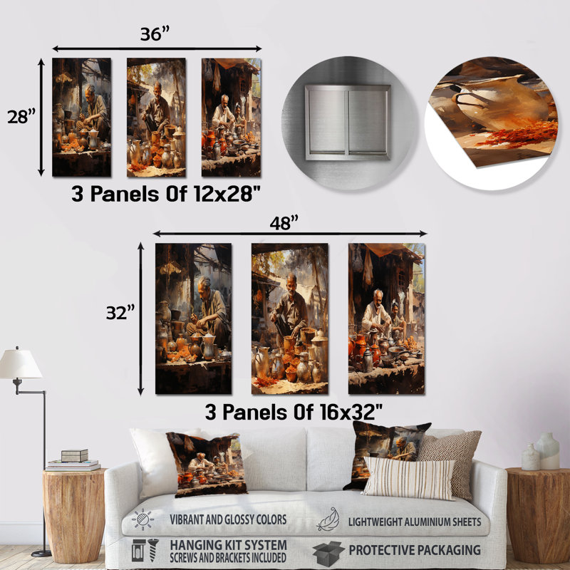 Ensemble de salon Rustic Chai, H 28 po x l 36 po