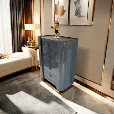 Italian-style modern drawer accent chest