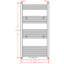 Estes Flat Panel Towel Rail Heated Towel Rails