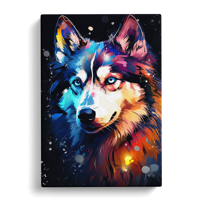Husky Digital - Wrapped Canvas, 50cm H x 35cm W x 3cm D