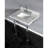 Kingston Brass Templeton 30-Inch Vanity Top with Clear Acrylic Legs (8-Inch, 3-Hole)-29272492
