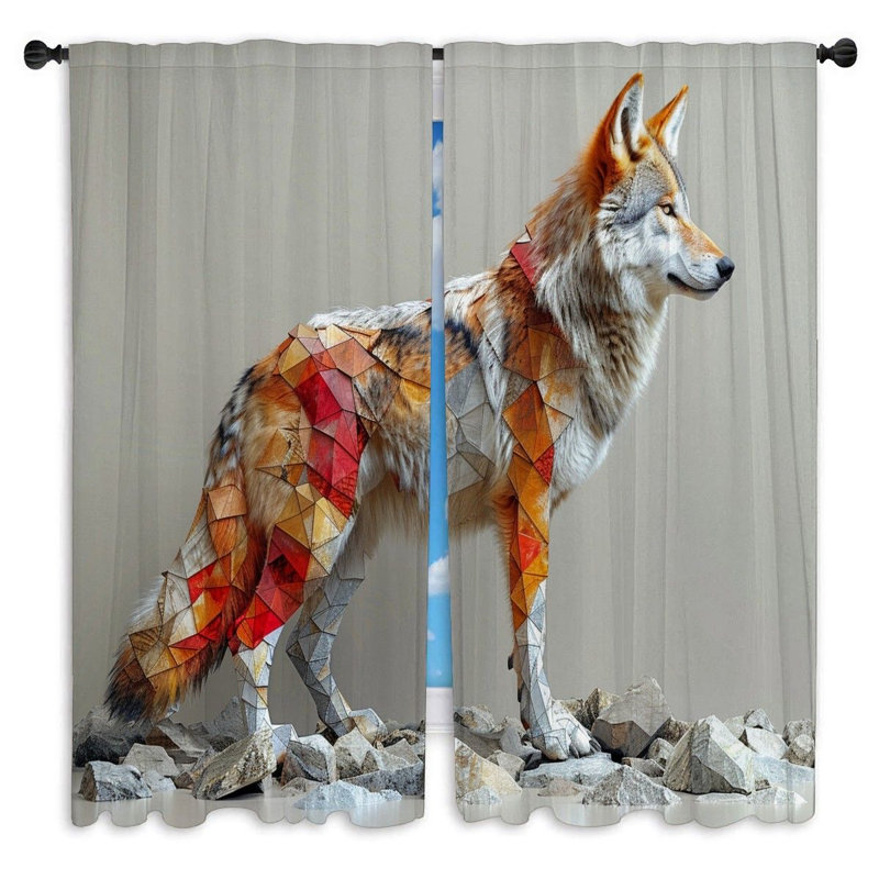 Sylverin Room Darkening Curtain Pair, 20" W x 52" L