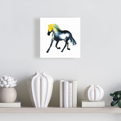 Cheval au galop, toile - Animal de ferme, décoration murale