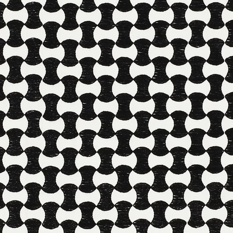 Tissu de broderie Nolita, Noir