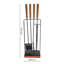 Wooden Handle Square Companion Set H73cm W24cm