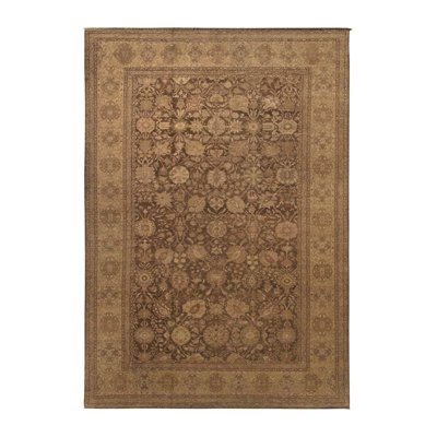 One-of-a-Kind Rectangle 9'11" X 13'8" Hand Knotted Area Rug