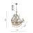 Eclectic 4 Light Ship Boat Crystal Chandelier-100915440
