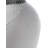 White/Silver Luster 11.81'' Porcelain Jar