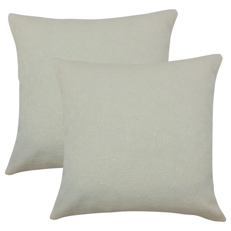 Square Pillow Cover & Insert, Gray