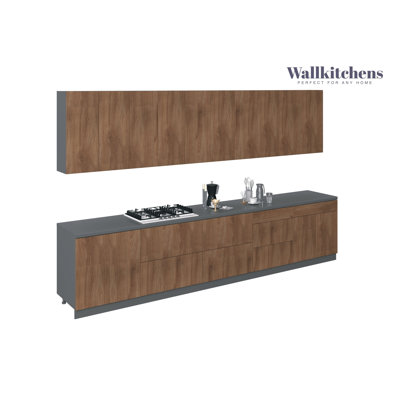 Cuisine complète l 153 po x H 96 po en panneau de fibres à densité moyenne (MDF) prêt à assembler