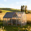 Grey  Large Chicken Coop for 8-12 Chickens with Water-Resistant and Anti-UV Cove