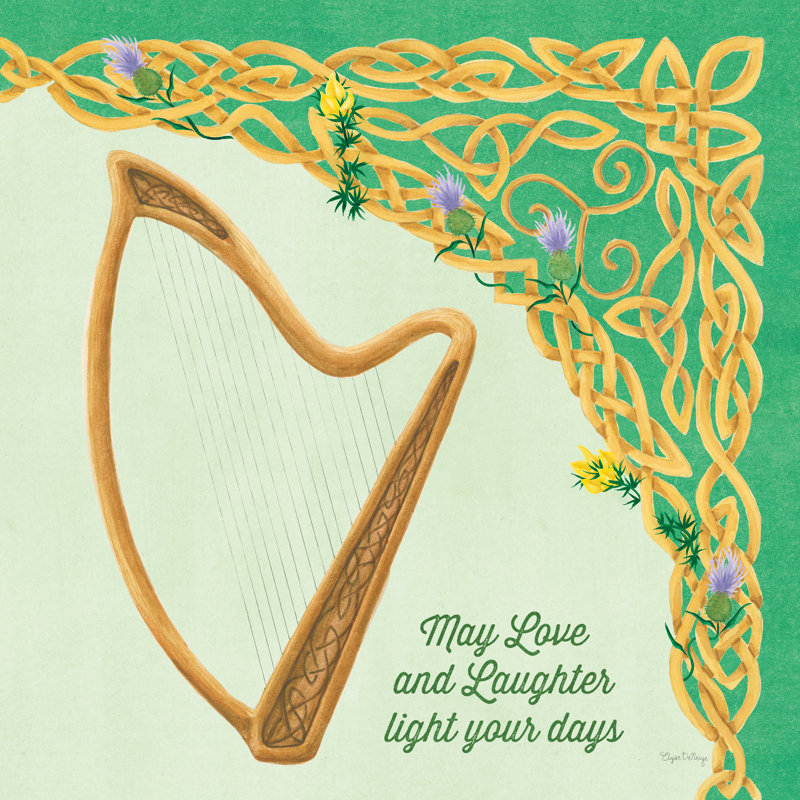 Celtic Charm II, 30cm H x 30cm W x 3.8cm D