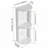 Bathroom Wall-Mounted Storage Rack, Float Mounting Design