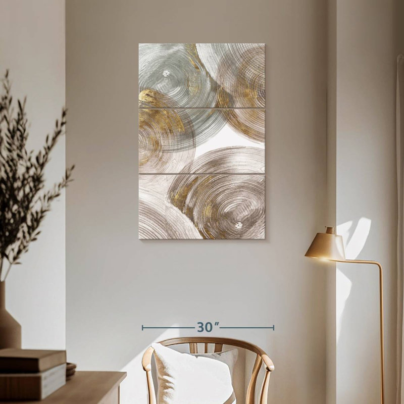 Avery Spiral Rings II, 57" H x 36" W