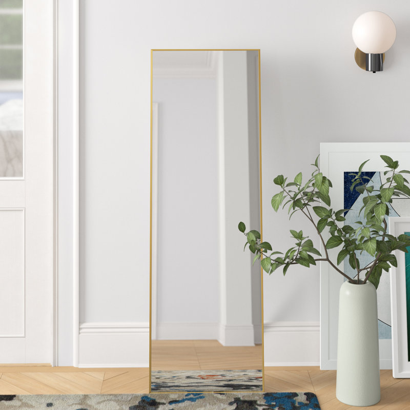 Miroir pleine grandeur moderne et contemporain Gledhill, Doré