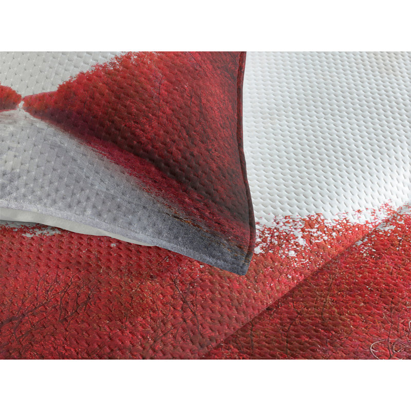 Love Modern & Contemporary Polyester Coverlet, King Bedspread + 2 Shams