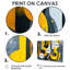 Orane jaune et gris Urban Jazz Note IV - Abstract Still Lifes, art mural-477467389-477467390-477467367