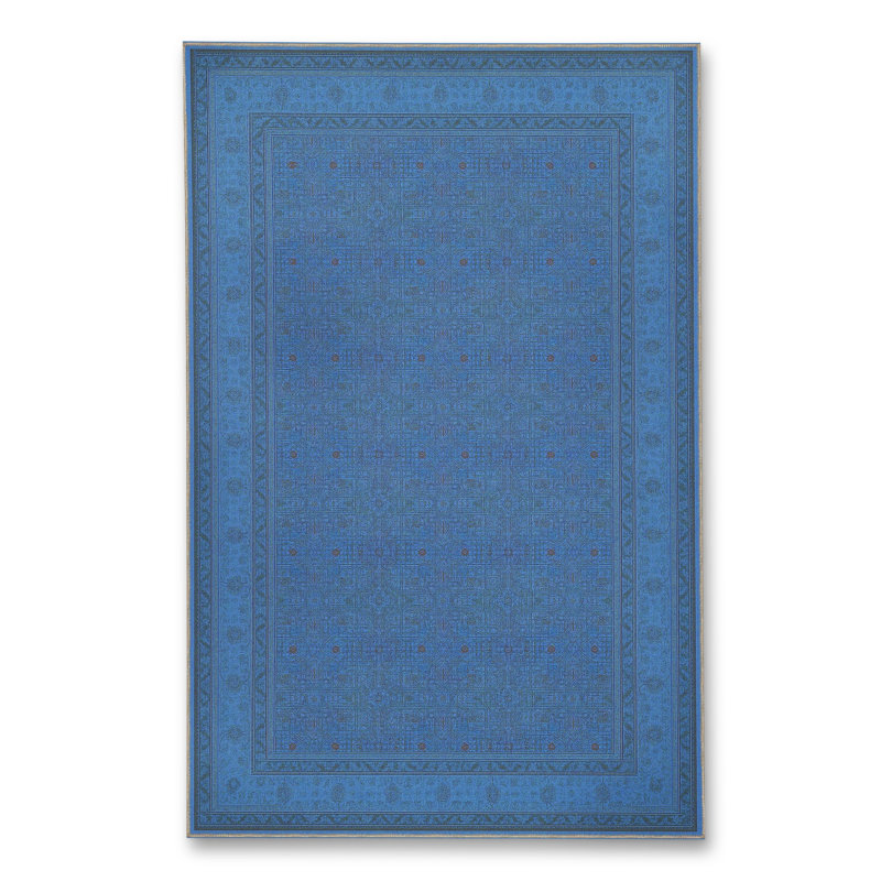 Tapis beige tissé traditionnel Mosso, 3'3" x 4'11"