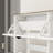 Freestanding Shoe Organizer - 4 Drawers & Stable Construction White Cabinet With Flip Entryway Large Storage Space