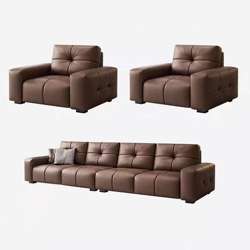 Modern simple Italian sofa set