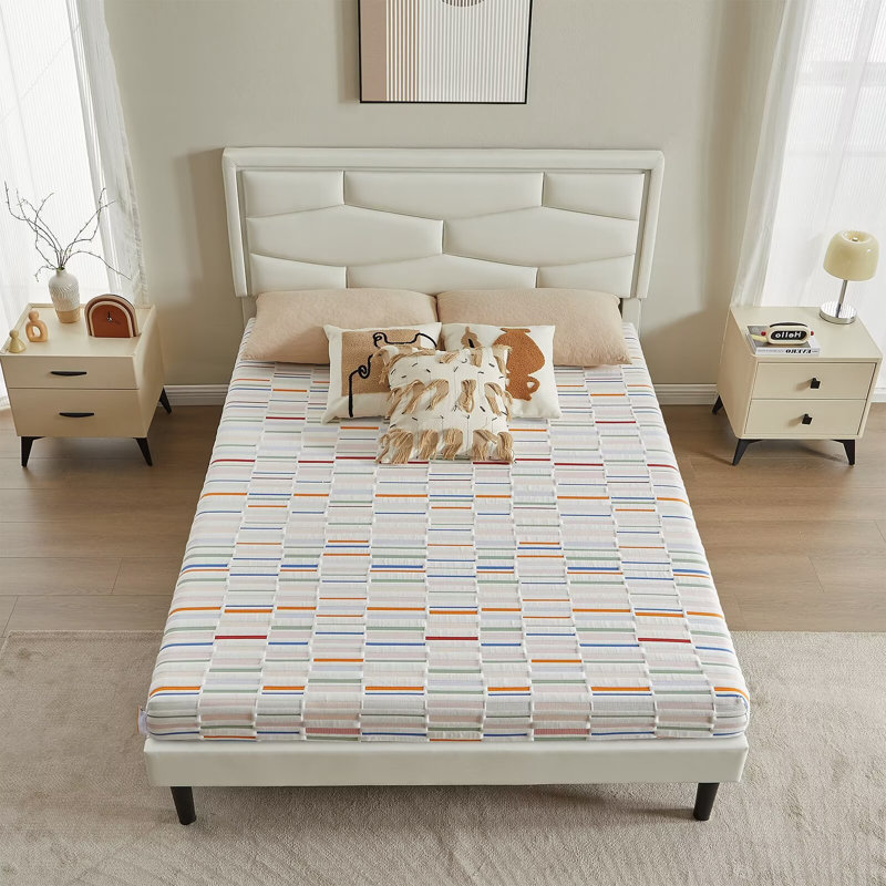 Matelas en mousse viscoélastique gélifiée mi-ferme, Très grand simple, 6"