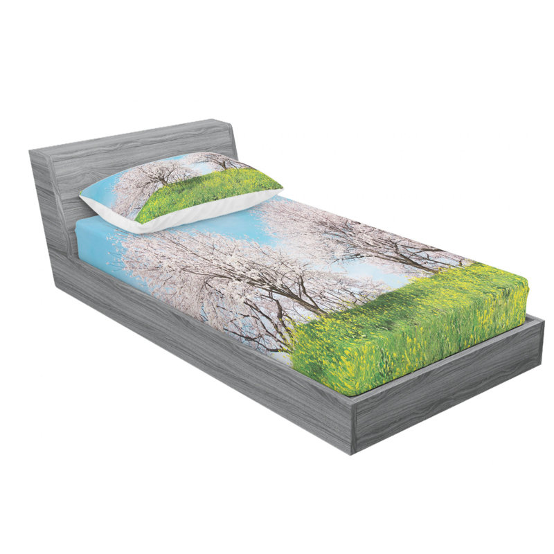 Microfiber Sheet Set, Twin XL Sheet Set with Fitted Sheet