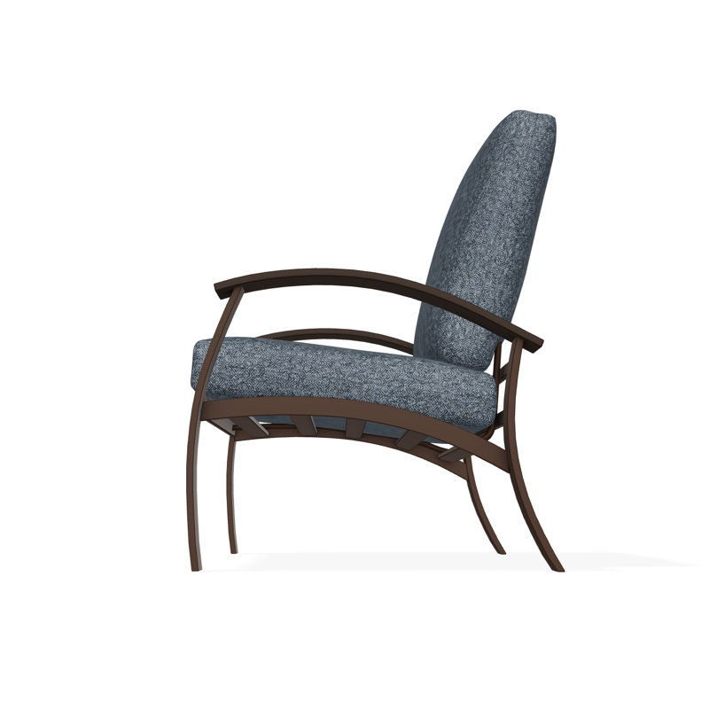 Belle Isle Outdoor Lounge Chair, Restore Indigo, Kona