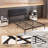 Vegan Leather Metal Platform Bed