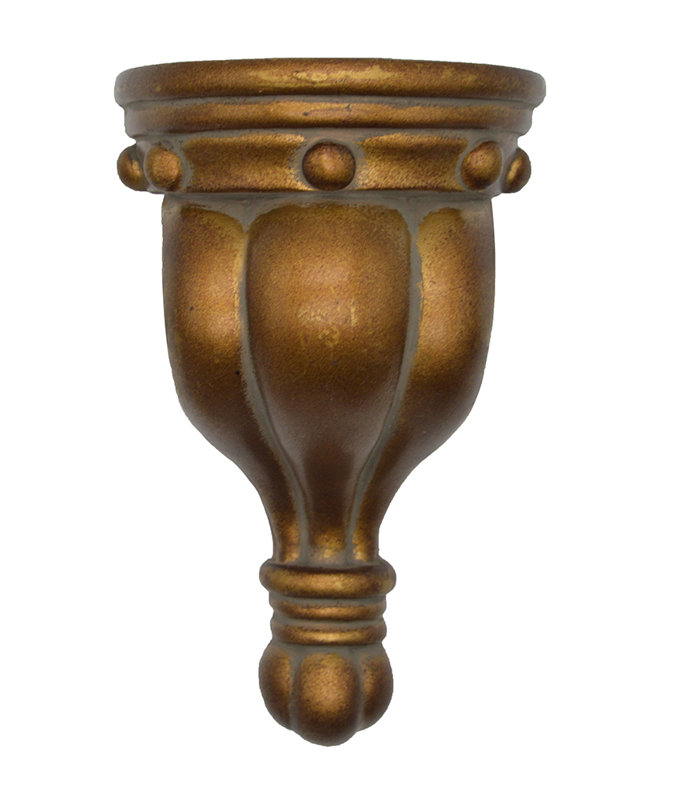 Calera Resin 3.5'' Mounting Bracket, English Gold