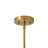 6 - Light Sputnik Modern Glass Globe Kitchen Island Linear Chandelier