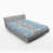 Bleu sarcelle / coquille d'œuf / motif floral vio est en rupture de stock sélectionné