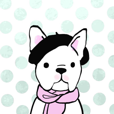 Écharpe française Frenchie