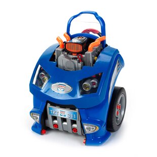 Theo Klein Kids Interactive Bosch Toy Car Engine Repair Service Station Playset