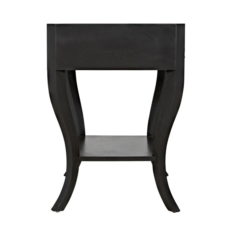 Weldon Solid Wood End Table, Pale