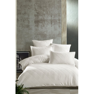 Ensemble de housse de couette moderne et contemporain 100% coton Demonei