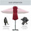 Icarus 4.4m x 2.6m Rectangular Traditional Parasol-1412801718