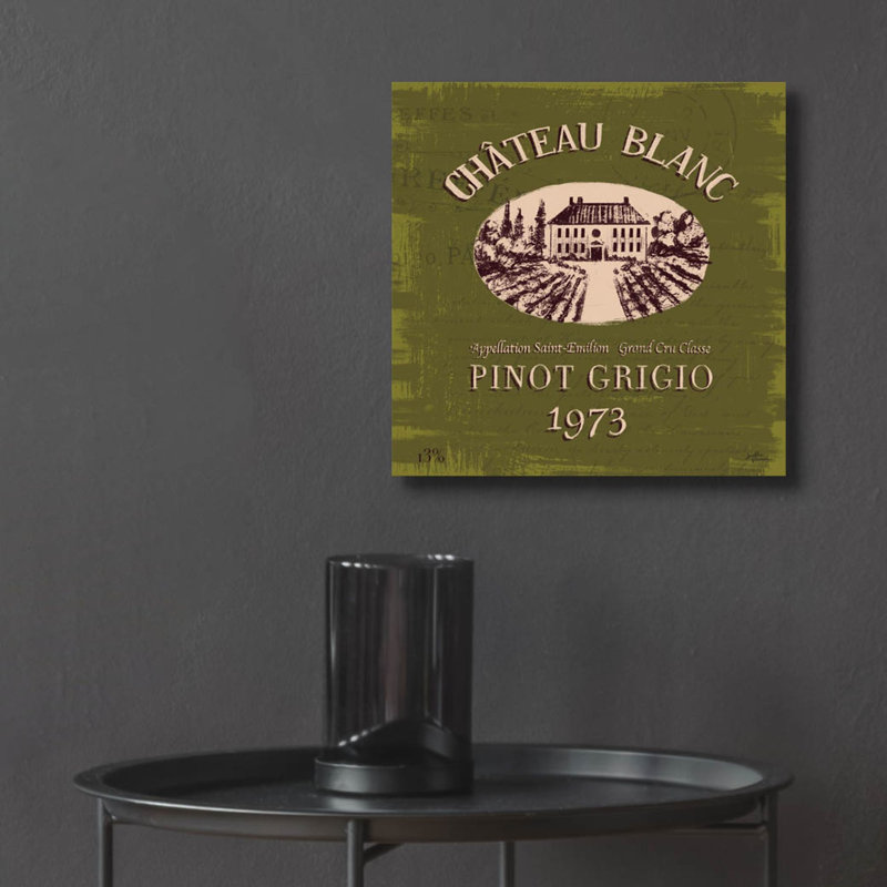 «Wine Tustation» par Janelle Penner, H 12 po x l 12 po x P 0,13 po