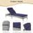 Arshpreet Outdoor Wicker Chaise Lounge , Cushion Included-684357739