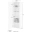 Kimbolton 1 Door Manufactured Wood Wardrobe-37270997