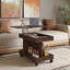 Petite table d'appoint avec roulettes et rangement-1613267112