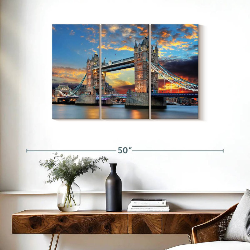 Tergel Tower Bridge de Londres, H 24 po x l 38 po