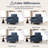 Mid-Century Accent Chairs Featuring Wide Backrest-311153062