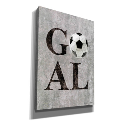 «Soccer GOAL» par Susan Ball, art mural sur toile
