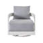 Chaise longue pivotante avec coussins Nicolina