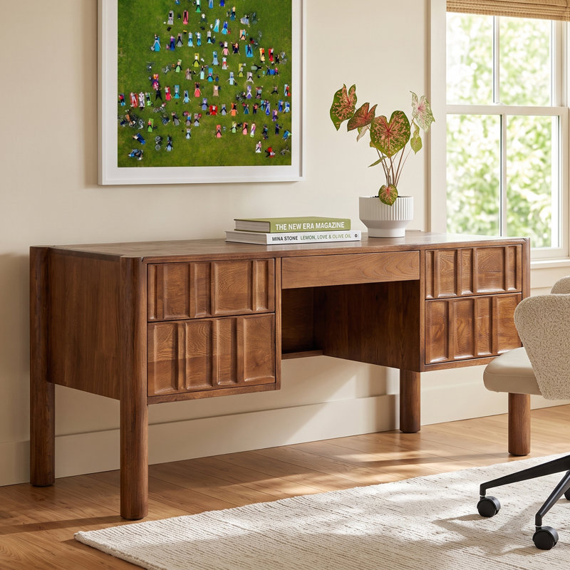 Keishara Desk, Brown