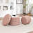 Ashyiah 23.5'' Wide Storage Ottoman With Small Stool-1164108311